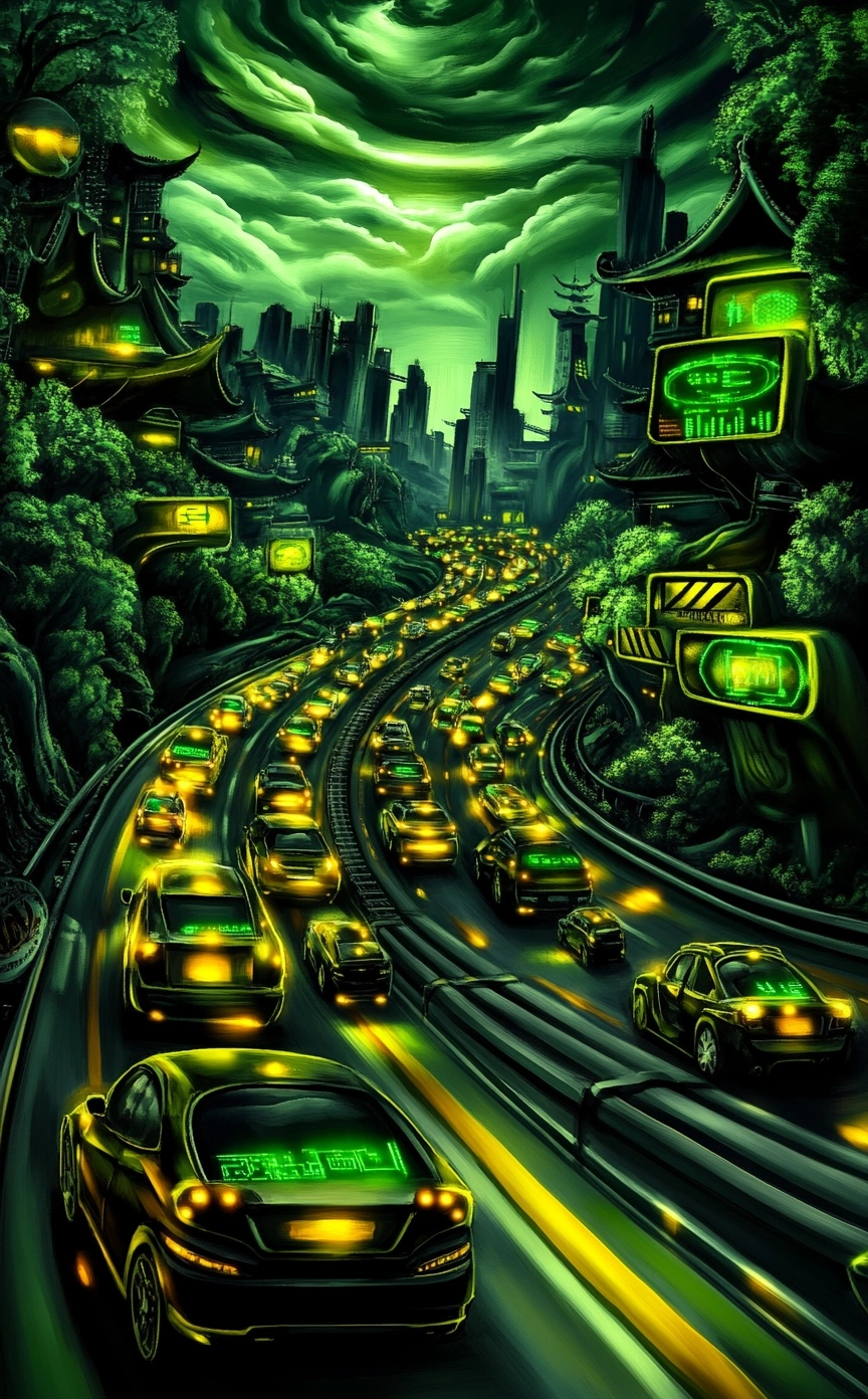Lime Car